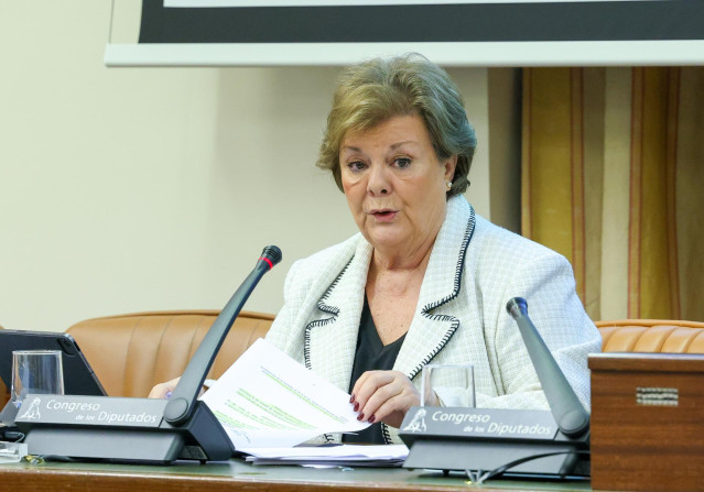Archivo - La presidenta del Tribunal de Cuentas y secretaria general de EUROSAI, Enriqueta Chicano Jávega.