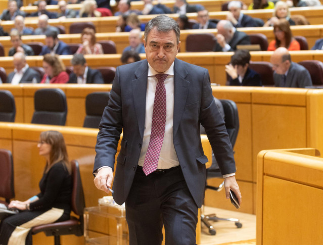 El portavoz del PNV en el Congreso, Aitor Esteban, a 10 de enero de 2024, en Madrid (España).