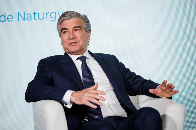 Archivo - El presidente y CEO de Naturgy, Francisco Reynés, interviene durante la celebración del IV Foro Internacional Expansión, en el Parador de Alcalá de Henares, a 10 de mayo de 2023, en Alcalá de Henares, Madrid (España)