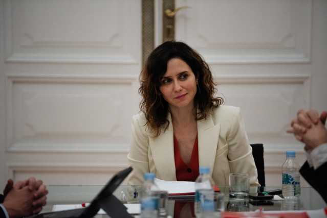 La presidenta de la Comunidad de Madrid, Isabel Díaz Ayuso. Archivo.