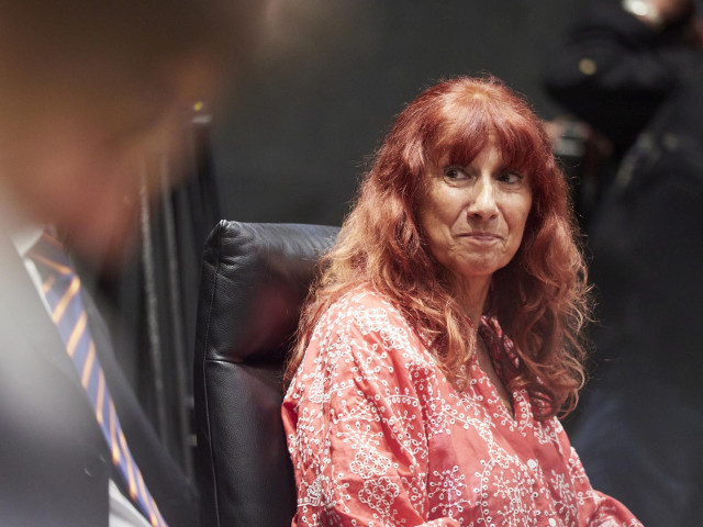 Archivo - La parlamentaria de Vox, Maite Nosti.