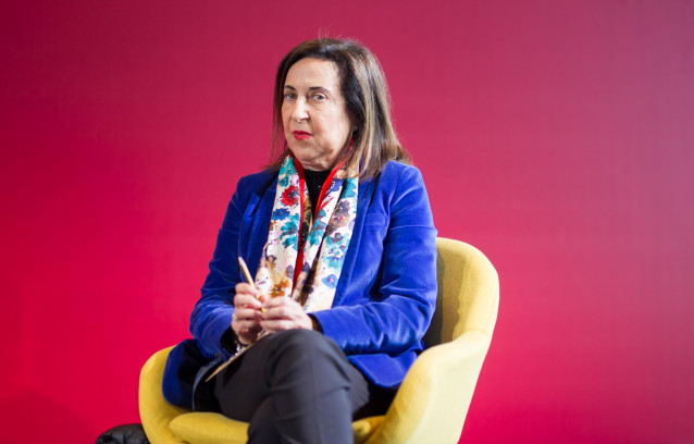 La ministra de Defensa, Margarita Robles, durante la convención política del PSOE, a 20 de enero de 2024, en A Coruña, Galicia (España).