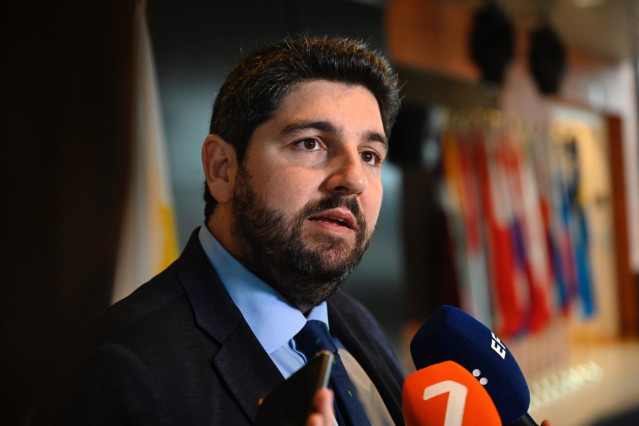 Archivo - El presidente de la Región de Murcia, Fernando López Miras