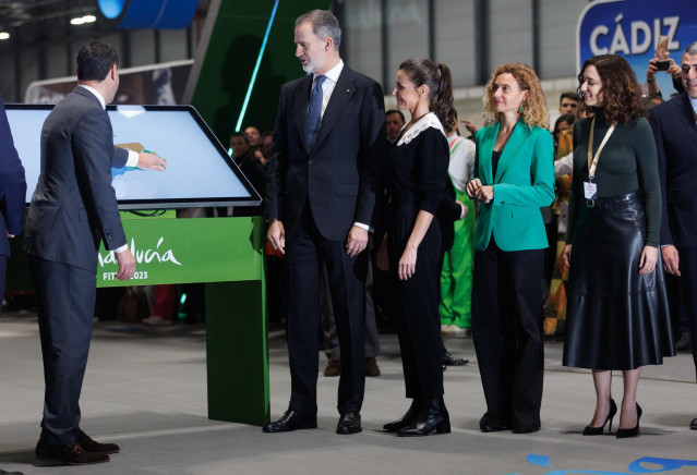 Archivo - Los Reyes inauguran la 44 edición de Fitur, enfocada en la sostenibilidad y la responsabilidad ambiental en el turismo.