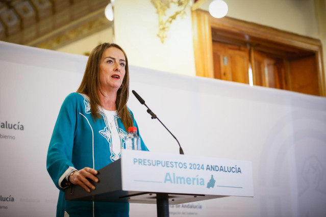 Archivo - La delegada de la Junta en Almería, Aránzazu Martín.