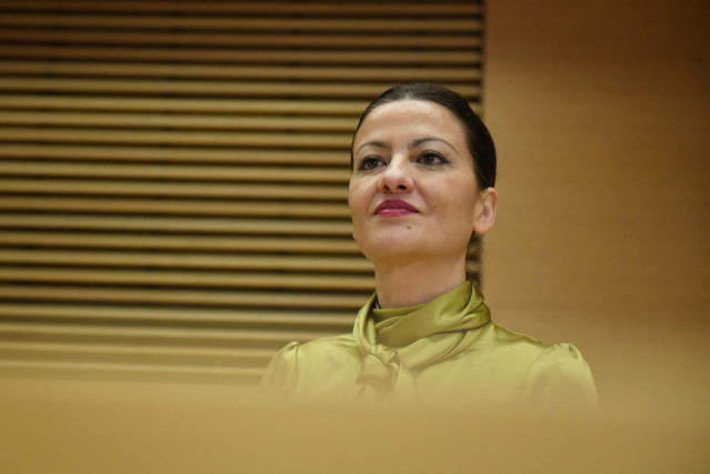 La ministra de Juventud e Infancia, Sira Rego, comparece durante la Comisión de Juventud e Infancia en el Congreso de los Diputados, a 24 de enero de 2024, en Madrid (España). Durante la comparecencia han informado sobre las líneas generales de la polític