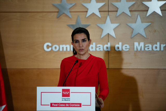 La portavoz de VOX en la Asamblea de Madrid, Rocío Monasterio