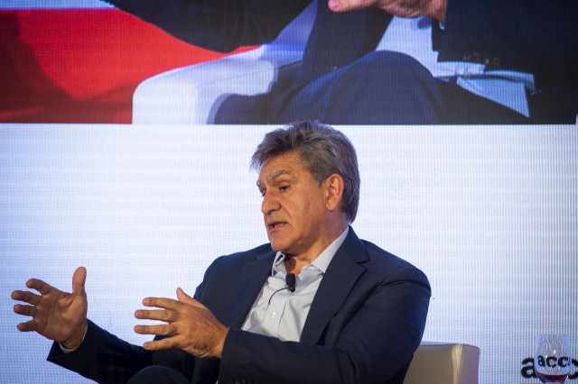 Archivo - El vicepresidente de Banco Santander, José Antonio Álvarez, durante la V Jornada de Banca del periódico ‘elEconomista’, en el Hotel Villa Magna de Madrid, a 4 de octubre de 2022, en Madrid (España).