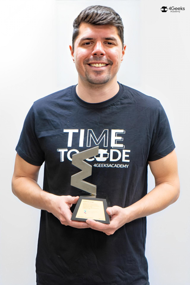 El consejero delegado de 4Geeks Academy España, Víctor Gómez.