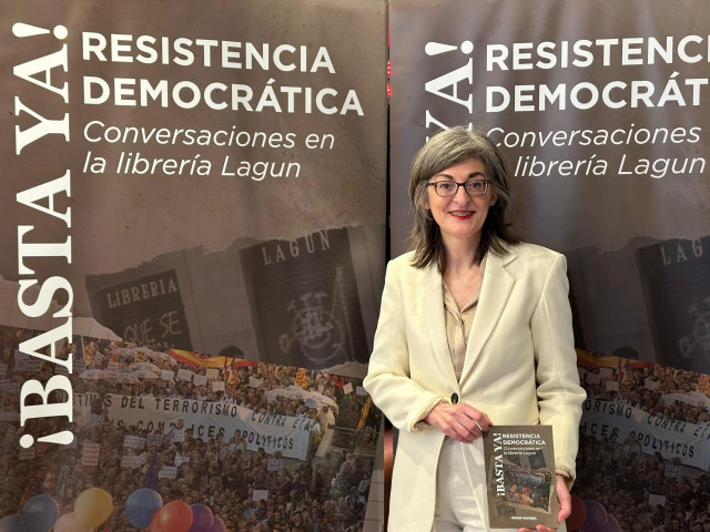 Maite Pagazaurtundua, en la presentación del documental sobre Basta Ya!