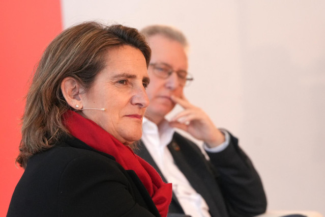 La vicepresidenta tercera y ministra para la Transición Ecológica, Teresa Ribera, participa en la jornada ‘Cambia el guion del modelo de crecimiento’, en el Parque Tecnológico de Miramón