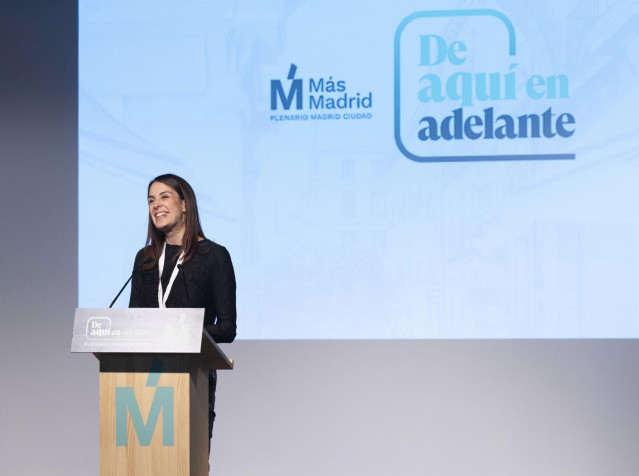 Archivo - La líder municipal de Más Madrid, Rita Maestre, en el Plenario de Más Madrid Ciudad