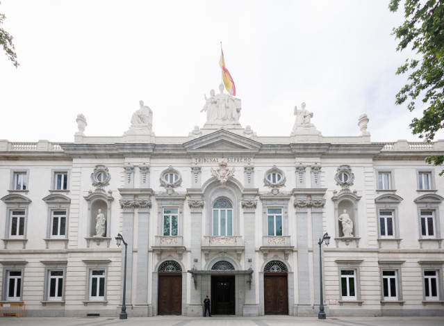 Archivo - Fachada del Tribunal Supremo.