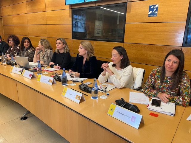 La consejera de Política Social, Familias e Igualdad, Conchita Ruiz, durante la Conferencia Sectorial de Infancia y Adolescencia