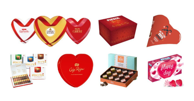 Bombones en San Valentín