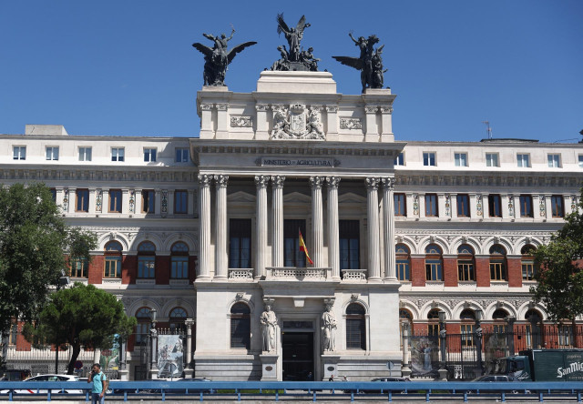 Archivo - Fachada del Ministerio de Agricultura, Pesca y Alimentación,