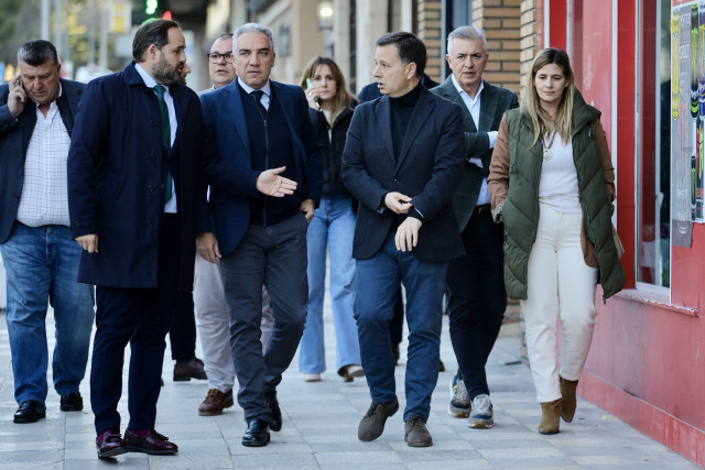 El vicesecretario de Política Autonómica y Local del PP, Elías Bendodo, en Albacete