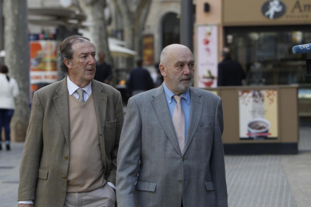 Archivo - El juez Miguel Florit a su llegada el juicio al que acude por estar acusado de vulnerar el secreto profesional periodístico al requisar móviles a periodistas y rastrear sus llamadas en 2018 tras publicaciones que realizaron sobre el Caso Cursach