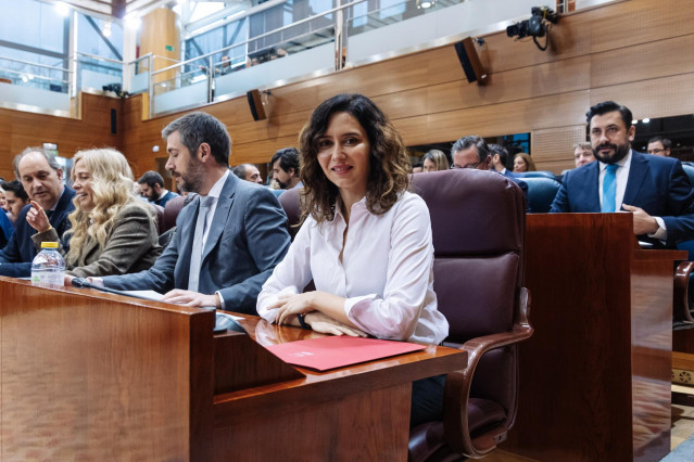 La presidenta de la Comunidad de Madrid, Isabel Díaz Ayuso
