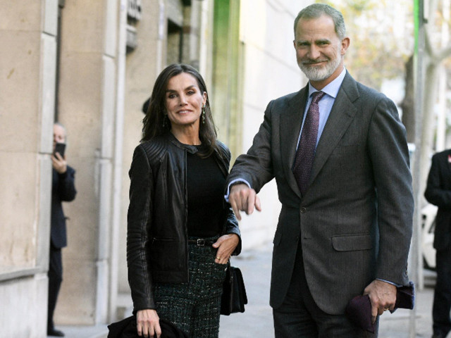 Archivo - La Reina Letizia y el Rey Felipe VI