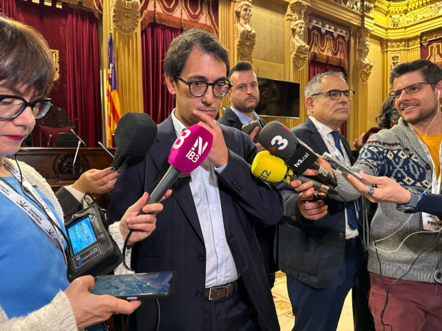 El portavoz del PSIB-PSOE en el Parlament, Iago Negueruela.