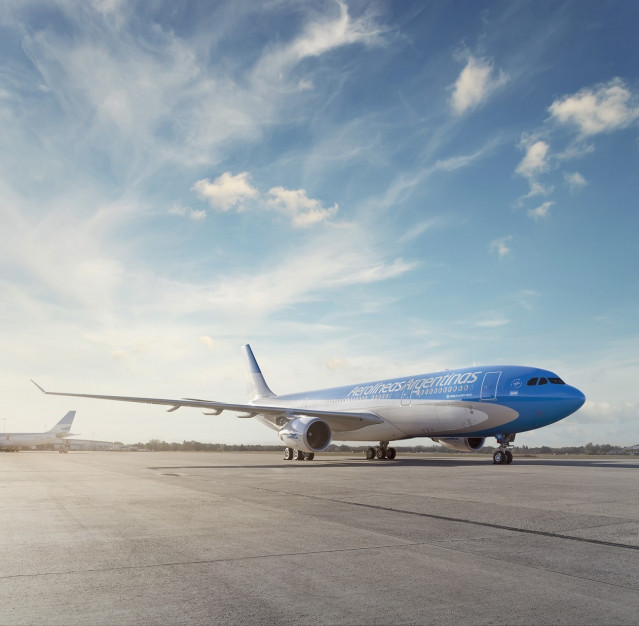 Archivo - Avión de Aerolíneas Argentinas