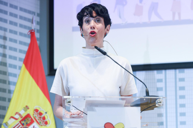 La ministra de Inclusión, Seguridad Social y Migraciones, Elma Saiz, en una foto de archivo.