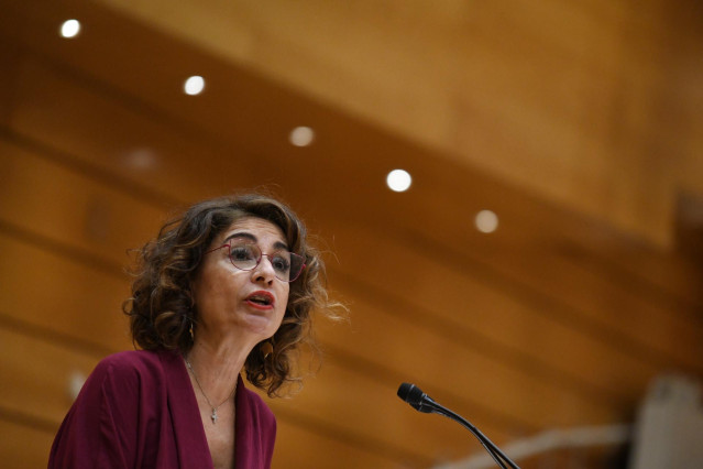 La vicepresidenta primera y ministra de Hacienda, María Jesús Montero.