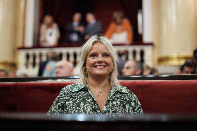 Archivo - La senadora designada por la Asamblea de Madrid, Marimar Blanco, en el hemiciclo de la Cámara Alta antes de la Sesión Constitutiva, a 17 de agosto de 2023, en Madrid (España). El Congreso de los Diputados y el Senado surgidos de las elecciones g
