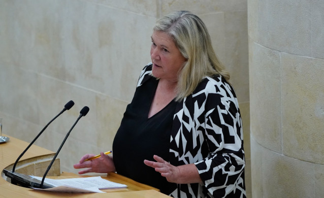 Belén Ceballos, diputada del Grupo Popular, en el Parlamento