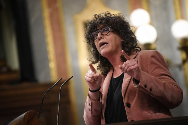 La diputada de ERC Teresa Jordà, a 20 de febrero de 2024, en Madrid (España).