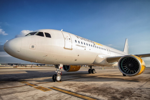 Un avión de Vueling.
