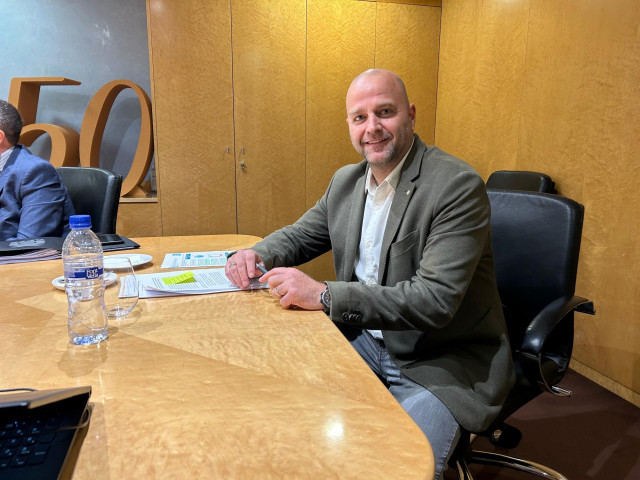 El presidente de la Associació de Promotors de Catalunya (APCE) , Xavier Vilajoana.