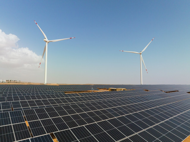 Archivo - Naturgy pone en marcha su primera fotovoltaica en Fuerteventura, que cuenta con una potencia de 11,5 MW