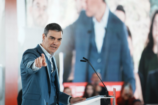 El presidente del Gobierno, Pedro Sánchez