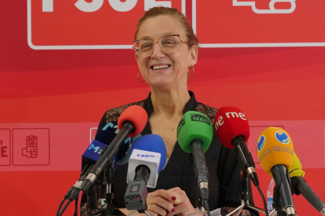 La secretaria general del PSOE de Melilla, Gloria Rojas.