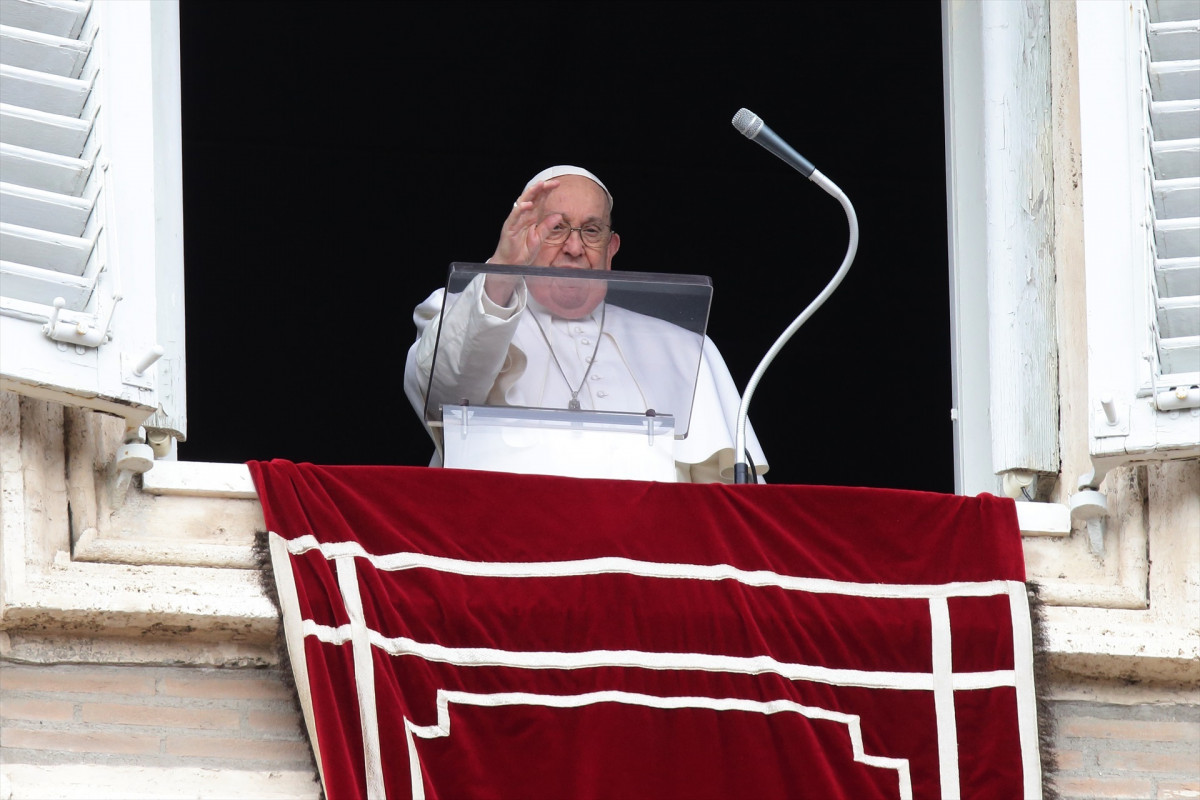 EuropaPress 5800210 03 march 2024 vatican vatican city pope francis delivers angels prayer in