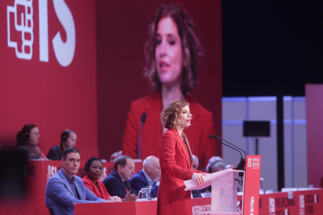 Archivo - La Secretaria de Política Internacional y Cooperación al Desarrollo del PSOE, Hana Jalloul, interviene durante la última jornada del XXVI Congreso de la Internacional Socialista (IS), en IFEMA Madrid, a 27 de noviembre de 2022, en Madrid (España