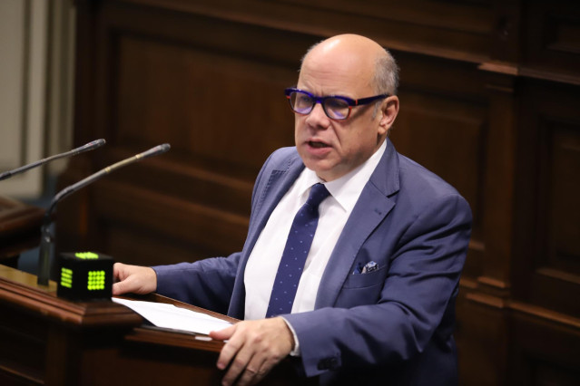 El portavoz del Grupo Nacionalista Canario, José Miguel Barragán