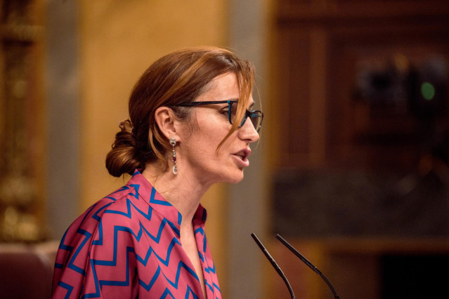 Archivo - La ministra de Sanidad, Mónica García, en el Congreso de los Diputados, a 20 de diciembre de 2023, en Madrid (España).