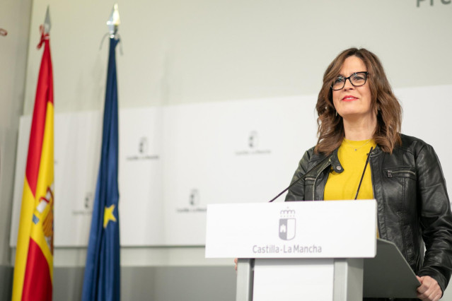 La consejera Portavoz del Gobierno de Castilla-La Mancha, Esther Padilla