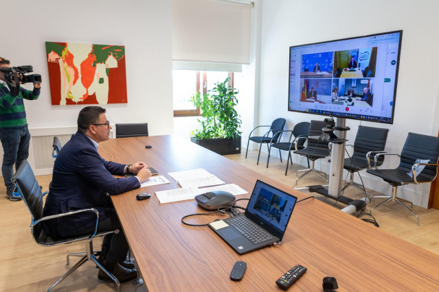 O conselleiro do Medio Rural en funcións, José González, reunirase, por videoconferencia, cos seus homólogos da cornixa cantábrica, no marco das negociacións para a modificación do Pepac.  foto xoán crespo
