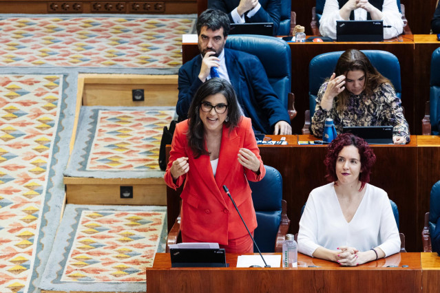 Manuela Bergerot, portavoz de Más Madrid en la Asamblea de Madrid