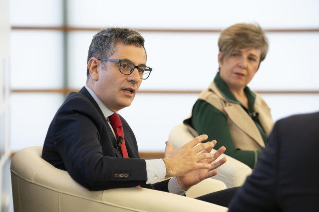 El ministro de la Presidencia, Justicia y Relaciones con las Cortes, Félix Bolaños,  participa en la jornada 