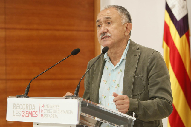 Archivo - El secretario general de UGT, Pepe Álvarez, en una imagen de archivo.