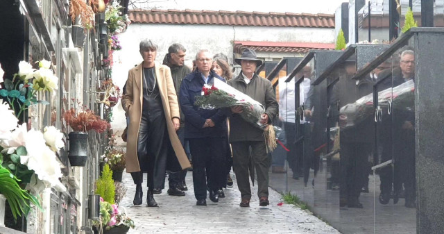 Archivo - Homenaje al edil socialista Juan Priede el año pasado