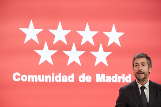 El consejero de Presidencia, Justicia y Administración Local y portavoz del Gobierno regional, Miguel Ángel García. Archivo.