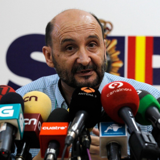 José Manuel Sánchez Fornet en una imagen de archivo cuando dirigía el Sindicato Unificado de Policía (SUP)