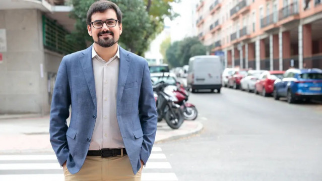 El líder de Izquierda Española, Guillermo del Valle.