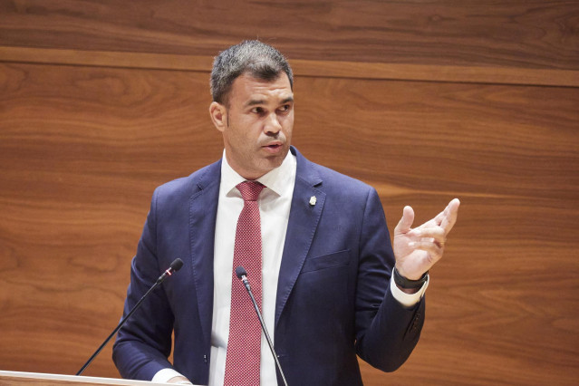 Archivo - El presidente del PP de Navarra, Javier García.